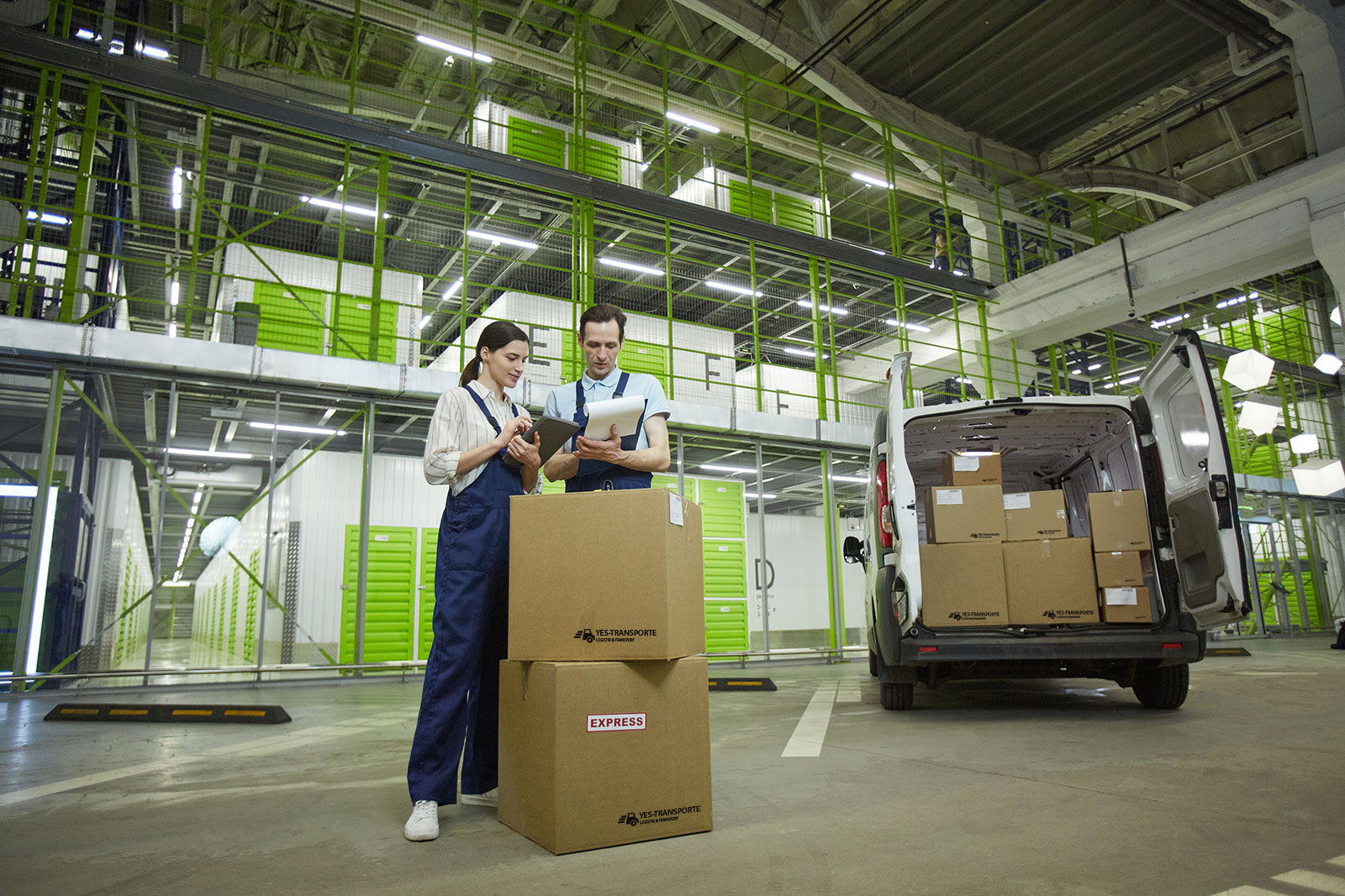 Industrie Transport und Logistik in Hamm mit Verladung von Waren